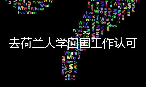 学回兰大作认可度国工高吗去荷